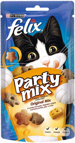 Felix
      
      
       Party Mix, poslastica za mačke Original Mix, 60g