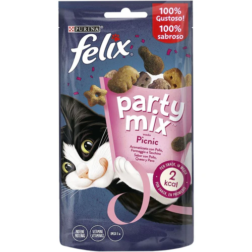 Felix
      
      
       Party Mix, poslastica za mačke Picnic Mix, 60g