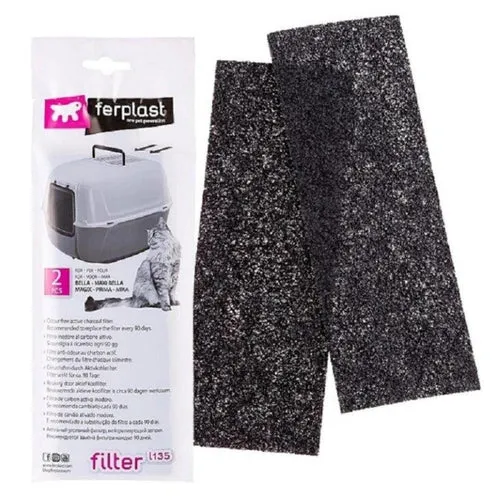 Ferplast
      
      
       Filter uložak za mačiji WC Bella/Prima sa aktivnim ugljem L135, 20x7cm