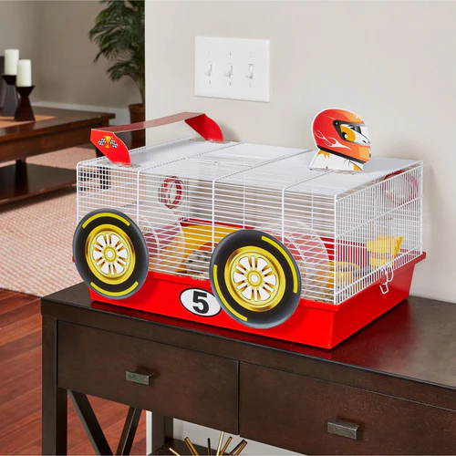 Ferplast
      
      
      OUTLET  Kavez za hrčke Race Car sa motivom formule, 50x35x25cm