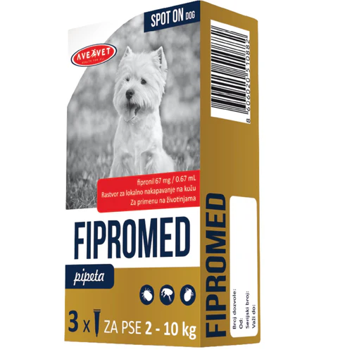 Fipromed
      
      
       Ampula SpotOn za pse, antiparazitska