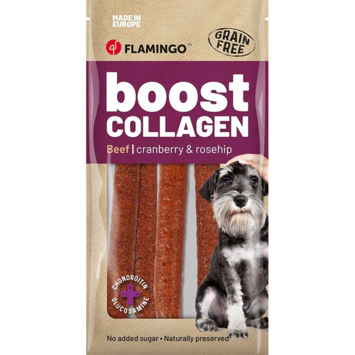 Flamingo
      
      
       Boost Collagen Kobasice za pse s govedinom, bez žitarica, 6kom, 600g
