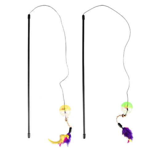 Flamingo
      
      
       Igračka za mačke Mahalica Neon Day&Night sa lopticom i perjem 50cm
