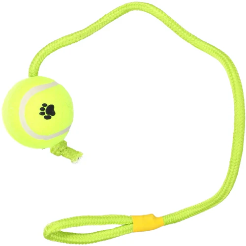 Flamingo
      
      
       Igračka za pse Lopta Tenis sa kanapom, Žuta 6,5cm