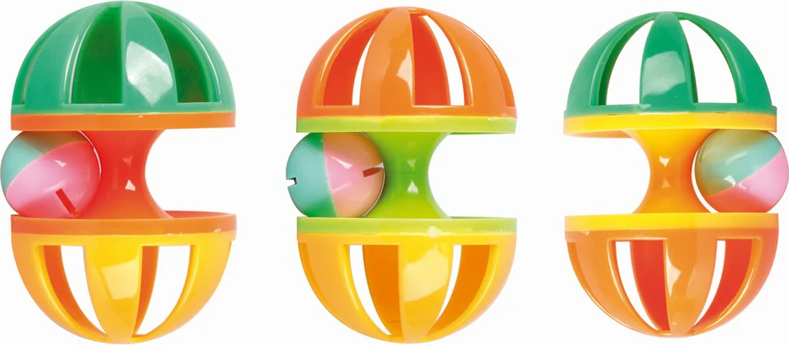 Flamingo
      
      
      OUTLET  Igračka za glodare Teg sa kuglicom, plastični 10cm, raznih boja