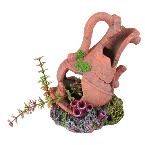 Flamingo
      
      
      OUTLET  Ukras za akvarijum Vasa Krčag i Bilje, 15x11x16cm