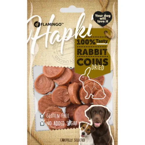 Flamingo
      
      
       Poslastica za pse Hapki, začji medaljoni, 85g