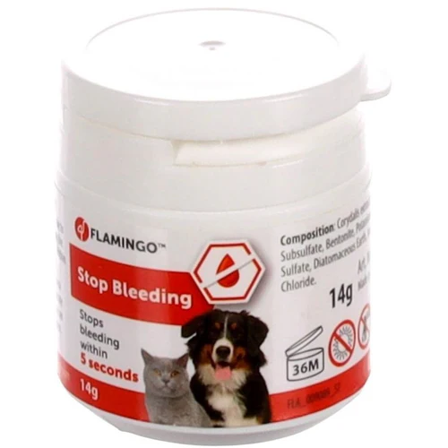 Flamingo
      
      
       Prašak za zaustavljanje krvarenja Stop Bleeding, 14g