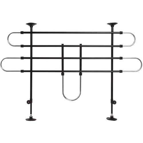 Flamingo
      
      
       Pregradne šipke za prtljažnjik, hromirane Crne 90-140/65-110cm