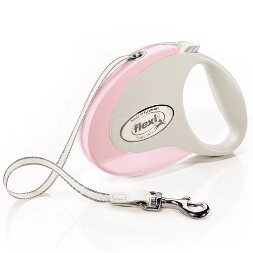 Flexi
      
      
      OUTLET  Povodac za pse sa regulacijom Style sa trakom Rose 5m/ do 25kg
