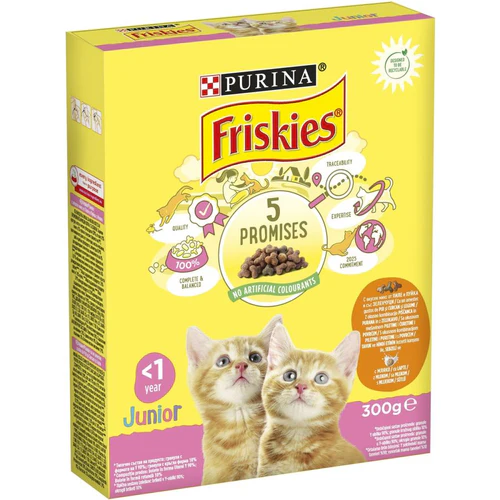 Friskies
      
      
       Briketi za mačiće JUNIOR Piletina, Mleko i Povrće