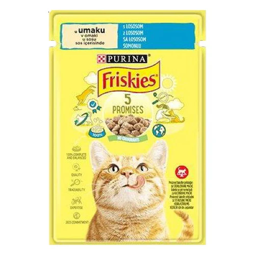 Friskies
      
      
       Kesica za mačke Adult Losos u sosu 85g