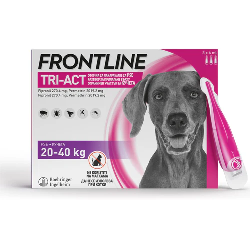 Frontline
      
      
       Tri-Act (Boehringer) Ampula SpotOn za pse, antiparazitska