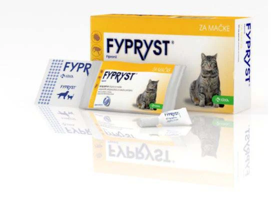 Fypryst
      
      
       (Krka) Ampula SpotOn za mačke, 50mg, 0,5ml