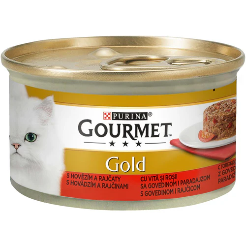 Gourmet
      
      
       Gold Konzerva za mačke Govedina i Paradajz Savoury Cake 85g