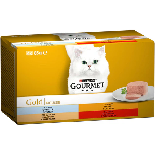 Gourmet
      
      
       Gold Multipack za mačke mousse 4x85g