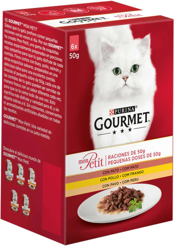 Gourmet
      
      
       Mon Petit Multipack, s piletinom, pačetinom i ćuretinom, 6x50g