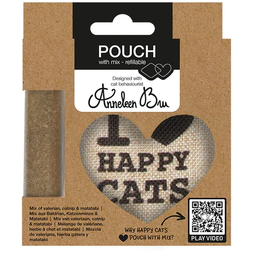 I Love Happy Cats
      
      
      I LOVE Happy Cats Vrećica Catnip, s matatabijem i valerijanom, 12x10cm