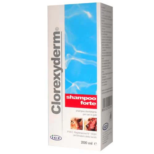 Icf
      
      
       Šampon za pse i mačke Chlorexyderm Forte antiseptični 200ml