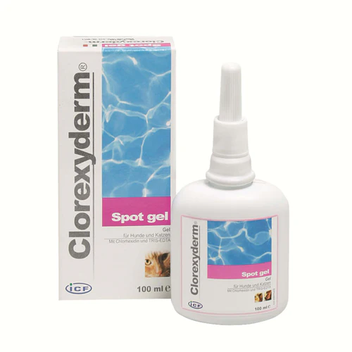 Icf
      
      
       Gel za pse i mačke Chlorexyderm Spot Gel za negu kože 100ml