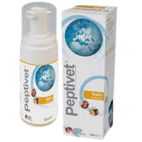 Icf
      
      
       Pena za pse i mačke Peptivet kod piodermija i dermatitisa, 100 ml