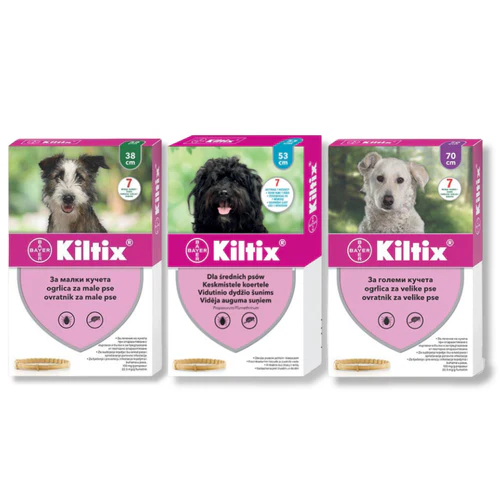 Kiltix
      
      
       (Elanco) Ogrlica za pse, protiv buva i krpelja