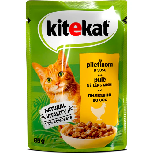 Kitekat
      
      
       Kesica za mačke Piletina u sosu 85g