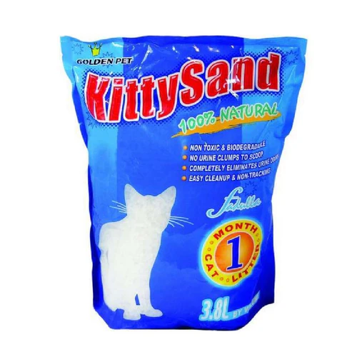 Kitty Sand
      
      
      OUTLET  Posip za mačke upijajući, silikatni
