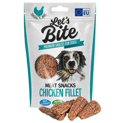 Let's Bite
      
      
      LET's Bite Meat Snacks, poslastica za pse, fileti piletine, 80g