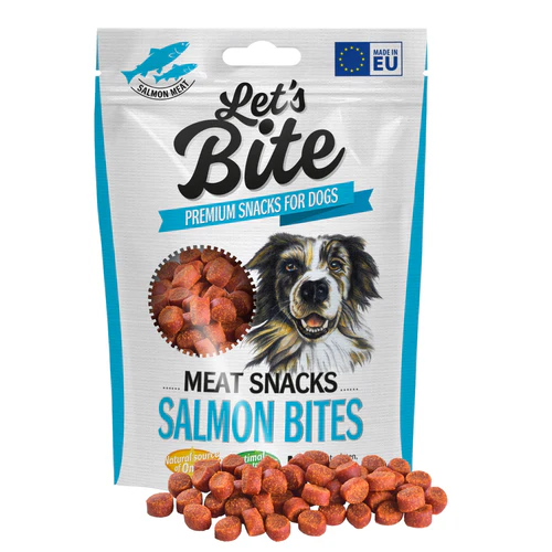 Let's Bite
      
      
      LET's Bite Meat Snacks, poslastica za pse, komadići lososa, 80g