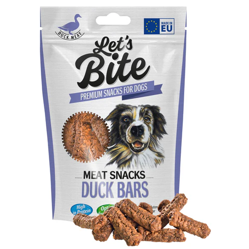 Let's Bite
      
      
      LET's Bite Meat Snacks, poslastica za pse, štanglice pačetine, 80g