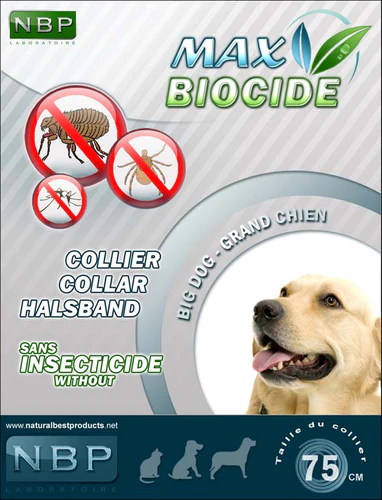 Max Biocide
      
      
       Ogrlica za pse biljna antiparazitska 75cm