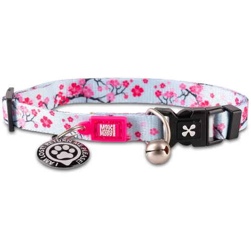 Max&Molly
      
      
      MAX & MOLLY Ogrlica za mace Smart ID, Cherry Bloom, 22-35/1cm