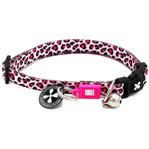 Max&Molly
      
      
      MAX & MOLLY Ogrlica za mace Smart ID, Leopard Pink, 22-35/1cm