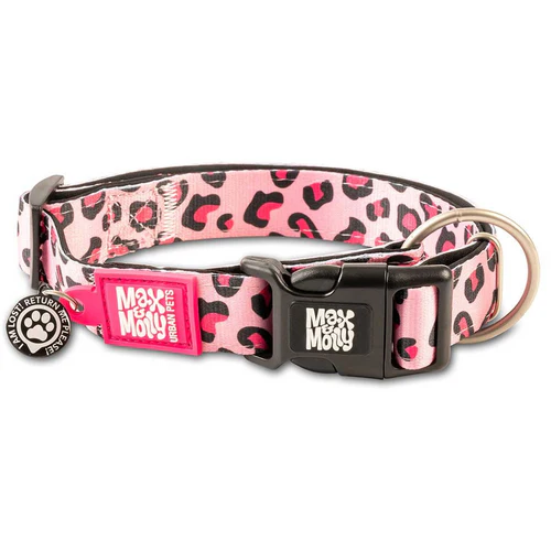Max&Molly
      
      
      MAX & MOLLY Ogrlica za pse Smart ID Leopard Pink