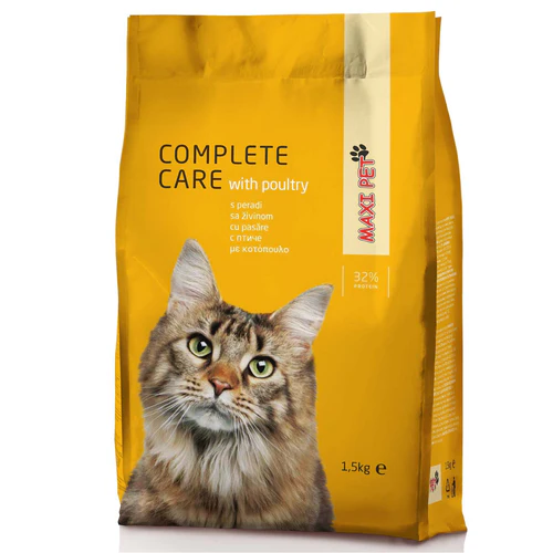 Maxi Pet
      
      
       Complete Care sa živinom i povrćem, potpuna hrana za mačke, 1,5kg