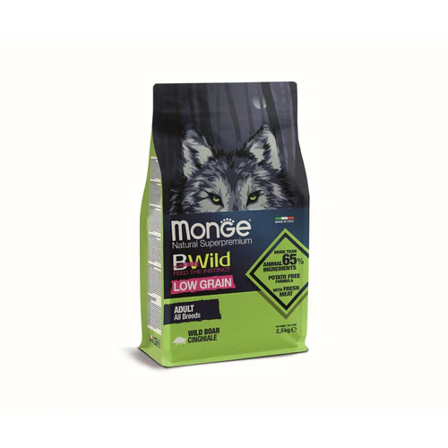 Monge
      
      
      BWILD Hrana za pse Low Grain Divlja svinja za sve rase - Adult 2.5kg