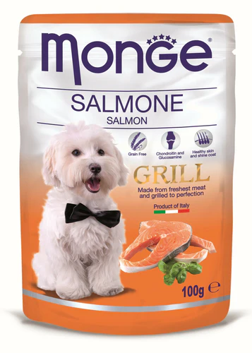 Monge
      
      
       Grill Kesica za pse Losos s komadićima 100g