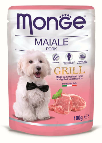 Monge
      
      
       Grill Kesica za pse Svinjetina s komadićima 100g