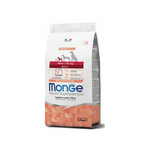 Monge
      
      
      Monge Losos za odrasle pse malih rasa 2.5kg