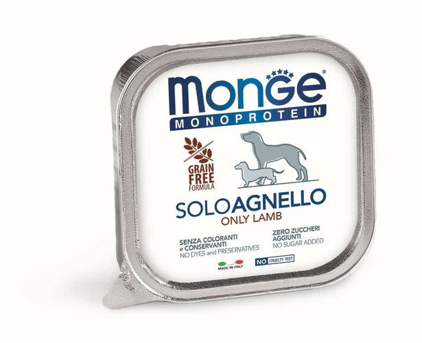 Monge
      
      
       Solo Pašteta za pse 100% Jagnjetina, monoproteinska 150g
