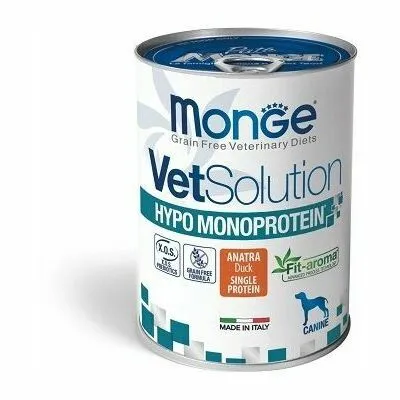 Monge
      
      
       Vet solution psi HYPO,MONOPROTEIN PAČETINA, osetljivi psi, konzerva 400g