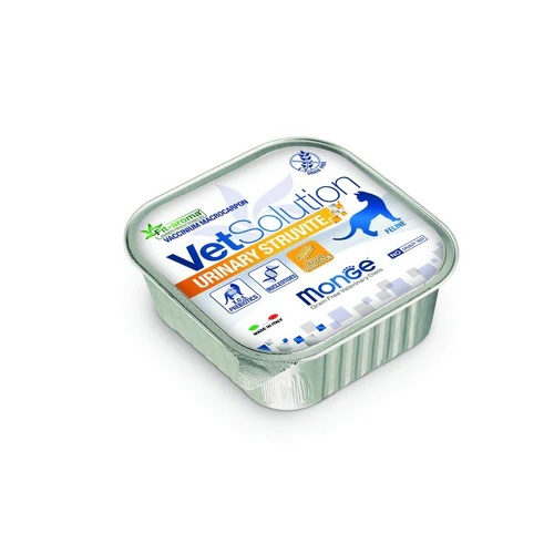 Monge
      
      
       VetSolution mačke URINARY STRUVITE,za topljenje mokrać.kamen, pašteta 100g