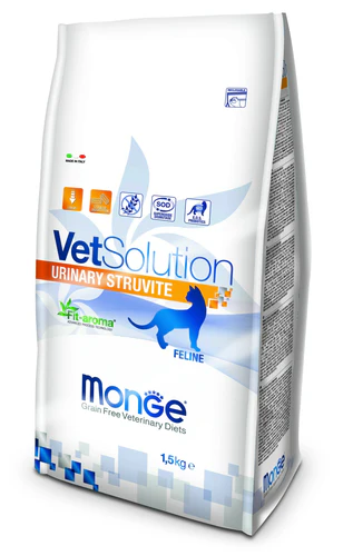 Monge
      
      
       VetSolution mačke URIN/OXALATE za mačke za prevenciju mokrać.kamen, 1,5kg