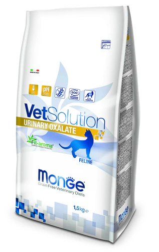 Monge
      
      
       VetSolution mačke URIN/STRUVITE za mačke za topljenje mokrać. kamen, 1,5kg