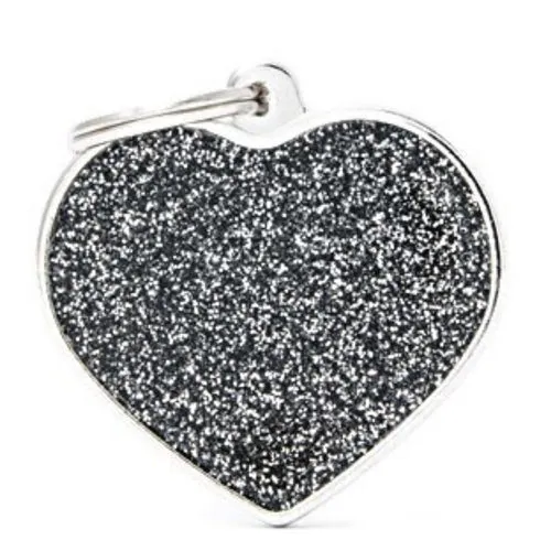 MyFamily
      
      
      OUTLET  Shine Pločica za graviranje, Srce crna, Large 3,1x3,76cm