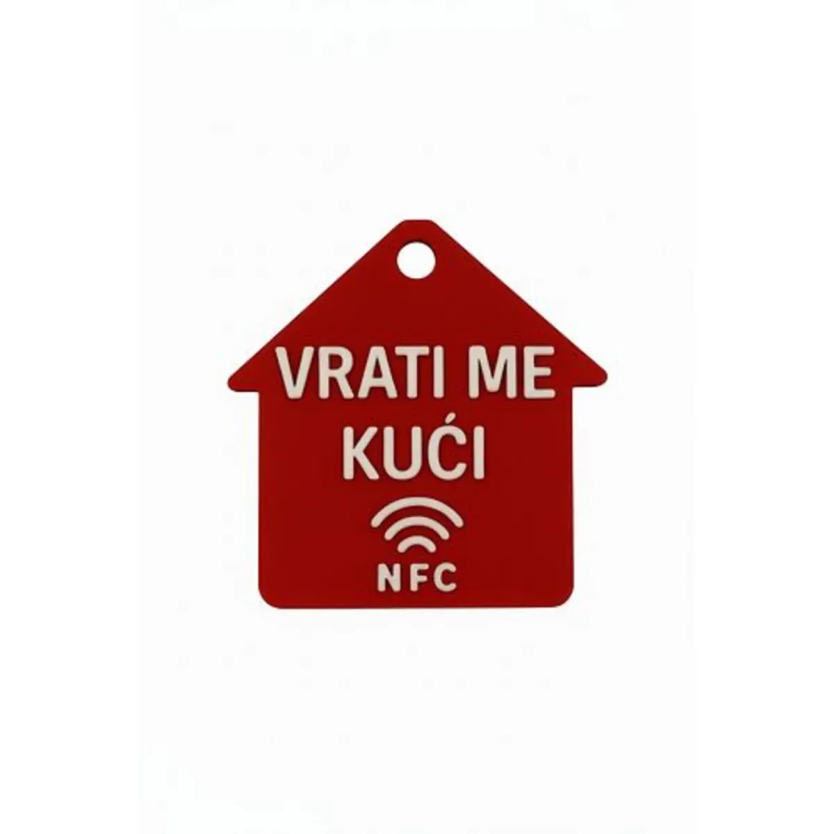 NFC SafeTag Vrati me kući Kuća, crvena
