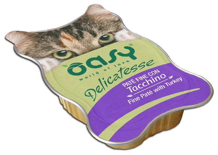 Oasy
      
      
       Delicatesse Pašteta za mačke s Ćuretinom, 85g