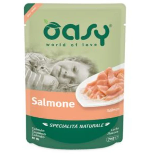 Oasy
      
      
       Kesica za mačke s Lososom, 70g