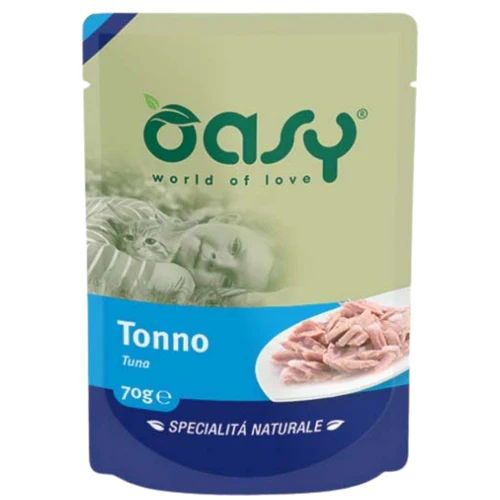Oasy
      
      
       Kesica za mačke s Tunjevinom 70g